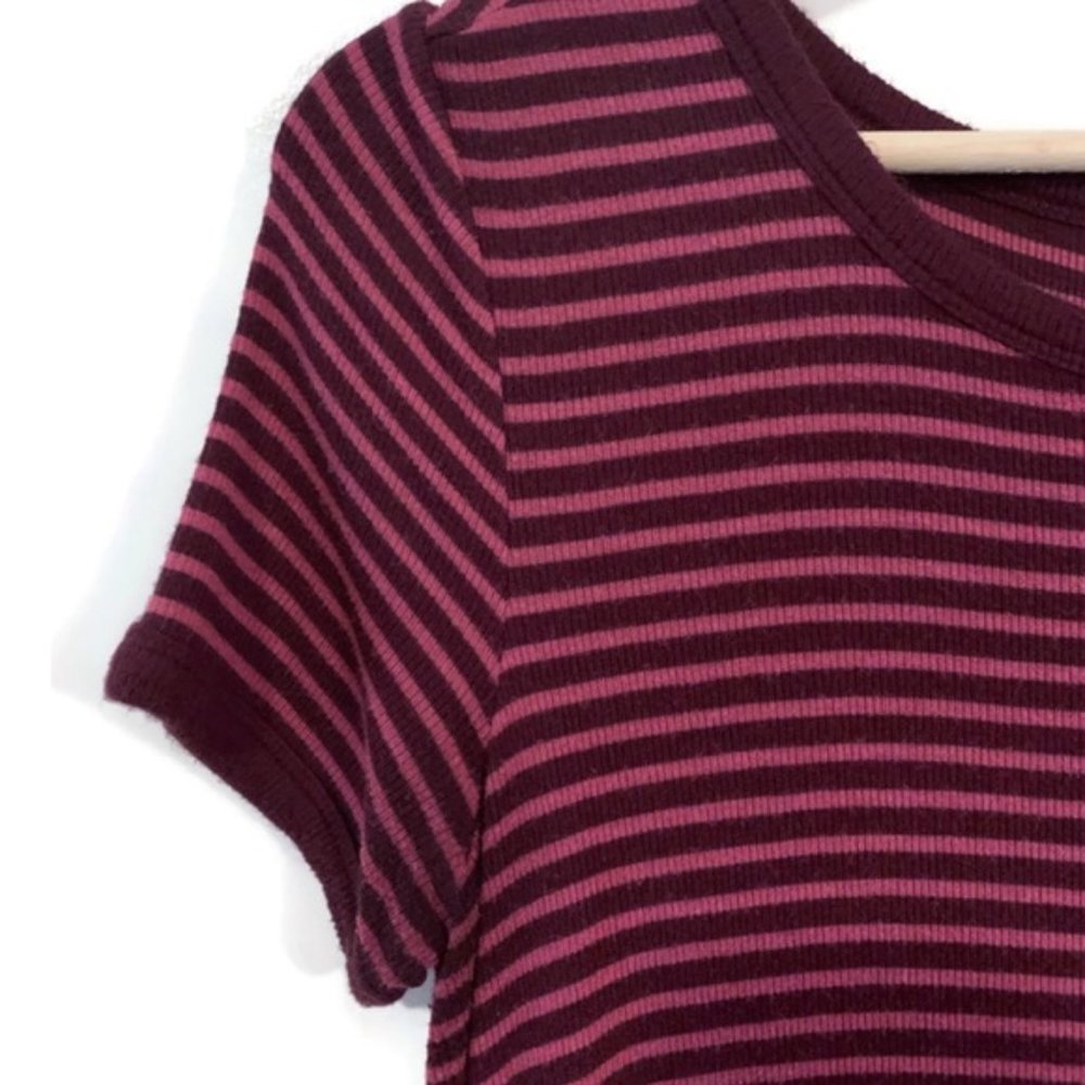 GAP dress short sleeve horizontal stripe - Pink & Purple - Picture 2 of 2